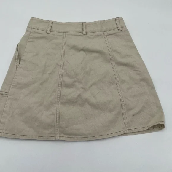 Urban Outfitters BDG Beige Denim Mini Skirt Size S-P - Picture 8 of 8